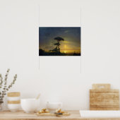Aivazovsky - Golf van Napels Poster (Keuken)
