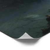 Aivazovsky - Ik Storm 1861 Poster (Hoek)