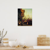 Aivazovsky - Koffiehuis, Ortakoy-moskee, Consta… Poster (Keuken)