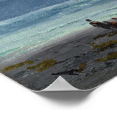 Aivazovsky - Moonlit Landing 1895 Poster (Hoek)