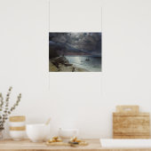 Aivazovsky - nacht in gurzuf poster (Keuken)