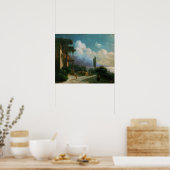 Aivazovsky - Night Near Yalta 1866 Poster (Keuken)