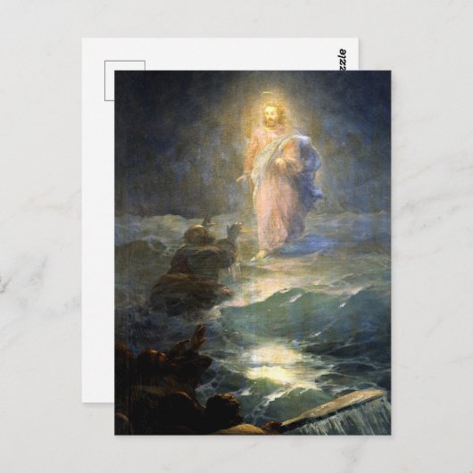 Aivazovsky - Op het water lopen Briefkaart (Voorkant / Achterkant)