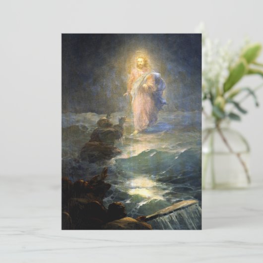 Aivazovsky - Op het water lopen Kaart (Staand voorkant)