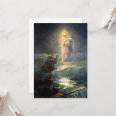 Aivazovsky - Op het water lopen Kaart (Voorkant / Achterkant in situ)