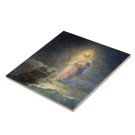 Aivazovsky - Op het water lopen Tegeltje (Zijkant)