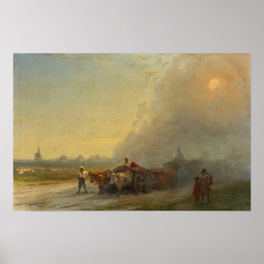 Aivazovsky - Ox Carte Poster (Voorkant)