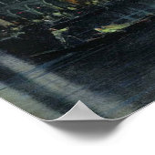 Aivazovsky - paleis in Venetië door moonlight ... Poster (Hoek)