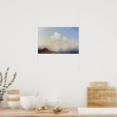 Aivazovsky - Rustige zee 1887 Poster (Keuken)