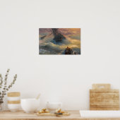 Aivazovsky - Schip dat zijn activiteiten staakt Poster (Keuken)