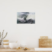 Aivazovsky - Sinking Ship Poster (Keuken)