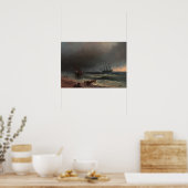 Aivazovsky - Storm voor de kust Poster (Keuken)