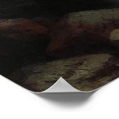 Aivazovsky - strijders met moorden op Gunib Poster (Hoek)