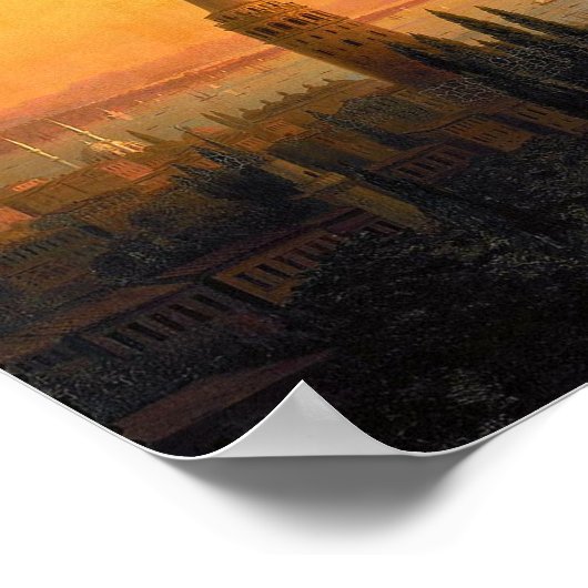 Aivazovsky - Uitzicht van Constantinopel door Even Poster (Hoek)