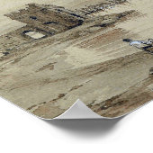 Aivazovsky - Uitzicht van de baai met talrijke zed Poster (Hoek)