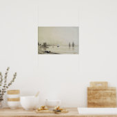 Aivazovsky - Uitzicht van de baai met talrijke zed Poster (Keuken)