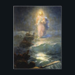 Aivazovsky - Walking on the Water Briefkaart<br><div class="desc">Walking on the Water,  fine art painting by Ivan Aivazovsky,  1888</div>