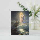 Aivazovsky - Wandelend op het water Briefkaart (Staand voorkant)