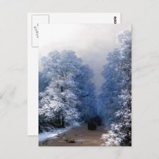 Aivazovsky - Winterlandschap Briefkaart (Voorkant / Achterkant)