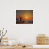 Aivazovsky - Zee Poster (Keuken)