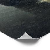 Aivazovsky - zeilschip op de hoge Zeeen in Moo... Poster (Hoek)