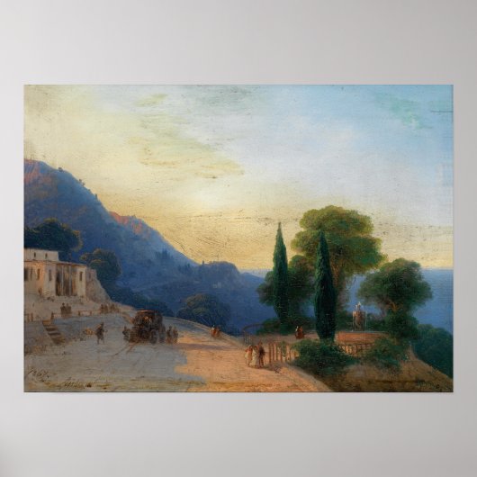 Aivazovsky - Zomer Dag Op De Krim Poster (Voorkant)