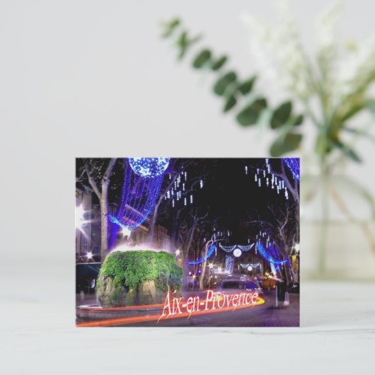 Aix en Provence Briefkaart (Staand voorkant)