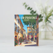 Aix-en-Provence Frankrijk Briefkaart (Staand voorkant)