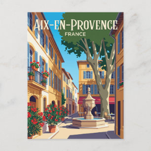 Aix-en-Provence Frankrijk Briefkaart