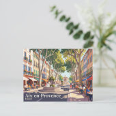 Aix-en-Provence Frankrijk Briefkaart (Staand voorkant)
