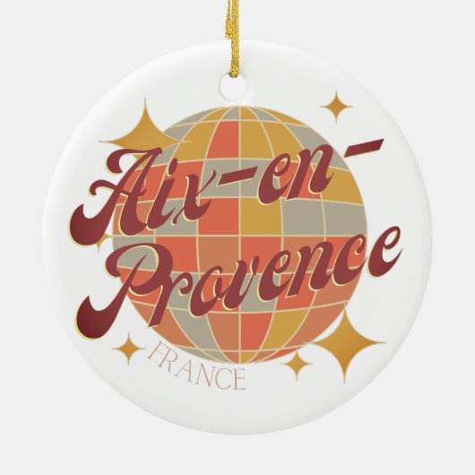 Aix-en-Provence Frankrijk decoratie ornament (Achterkant)