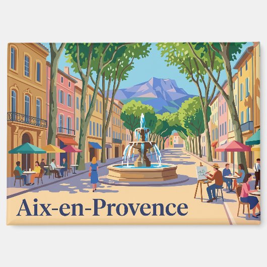 Aix-en-Provence Frankrijk Magneet (Voorkant)
