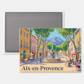Aix-en-Provence Frankrijk Magneet (Voorkant / Achterkant)