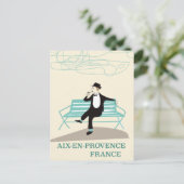 Aix-en-Provence Frankrijk reisposter Briefkaart (Staand voorkant)