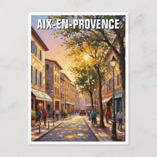 Aix-en-Provence Frankrijk Reizen Briefkaart