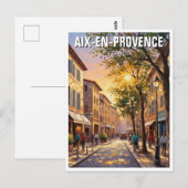 Aix-en-Provence Frankrijk Reizen Briefkaart (Voorkant / Achterkant)
