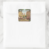 Aix-en-Provence Frankrijk Reizen Vierkante Sticker (Tas)