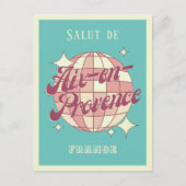 Aix-en-Provence Frankrijk Retro Briefkaart (Voorkant)