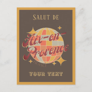 Aix en provence salut Retro  Briefkaart