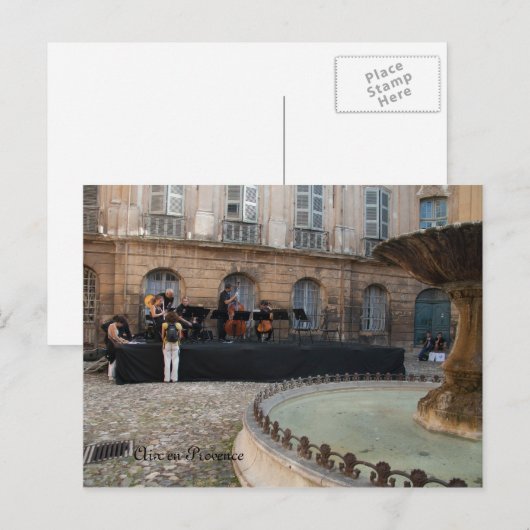 Aix en Provence-South of France Briefkaart (Voorkant / Achterkant)
