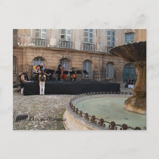 Aix en Provence-South of France Briefkaart (Voorkant)