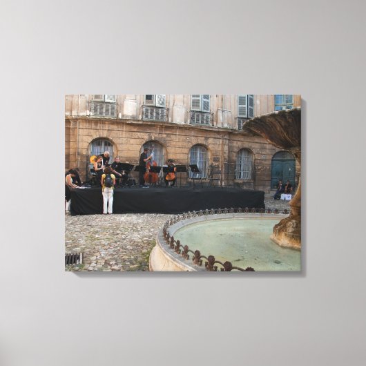 Aix en Provence verpakt Canvas Afdruk (Voorkant)