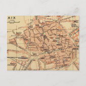 Aix Frankrijk  kaart Briefkaart (Voorkant)