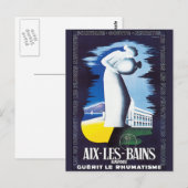  aix-Les-Bains Briefkaart (Voorkant / Achterkant)