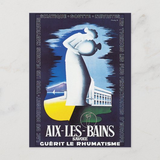  aix-Les-Bains Briefkaart (Voorkant)