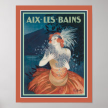 Aix-Les-Bains Deco Resort and Poster 1920
