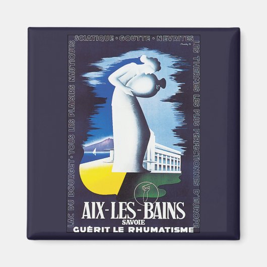 aix-Les-Bains Magneet (Voorkant)