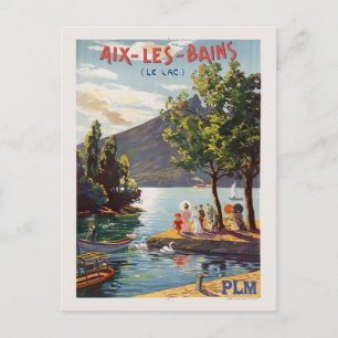 Aix-les-Bains PLM Vintage Poster 1906 Briefkaart