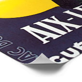 Aix Les Bains Savoie Poster (Hoek)