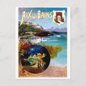 Aix Les Bains Scenery, Frankrijk Briefkaart (Voorkant)
